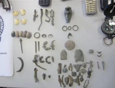 Θεσσαλία: Εξάρθρωση εγκληματικής οργάνωσης για αρχαιολογικές ανασκαφές(φώτο)